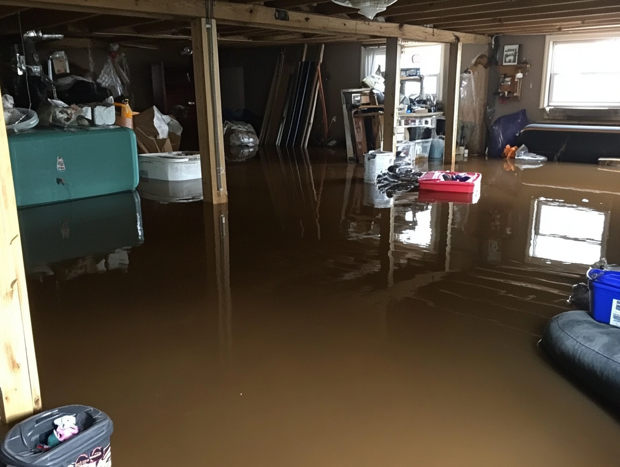 Flooded Basement Cleanup